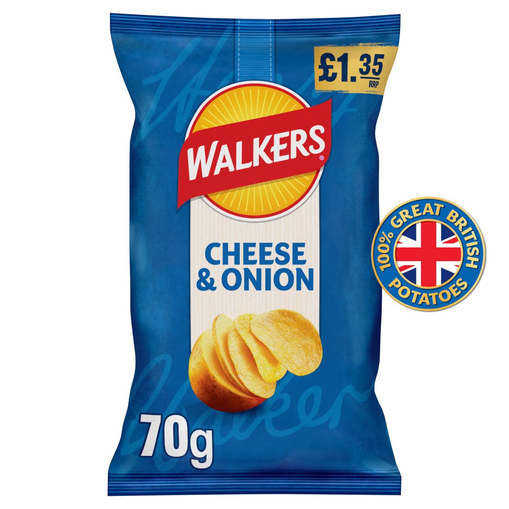 Walkers Cheese & Onion 70g