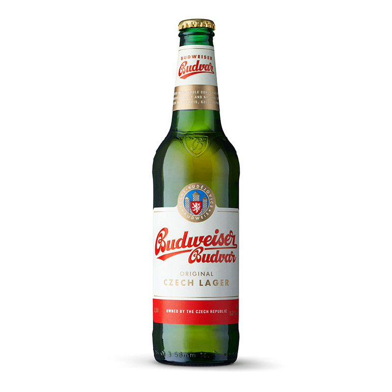 Budweiser Budvar Original Czech Lager 500ml Bottle