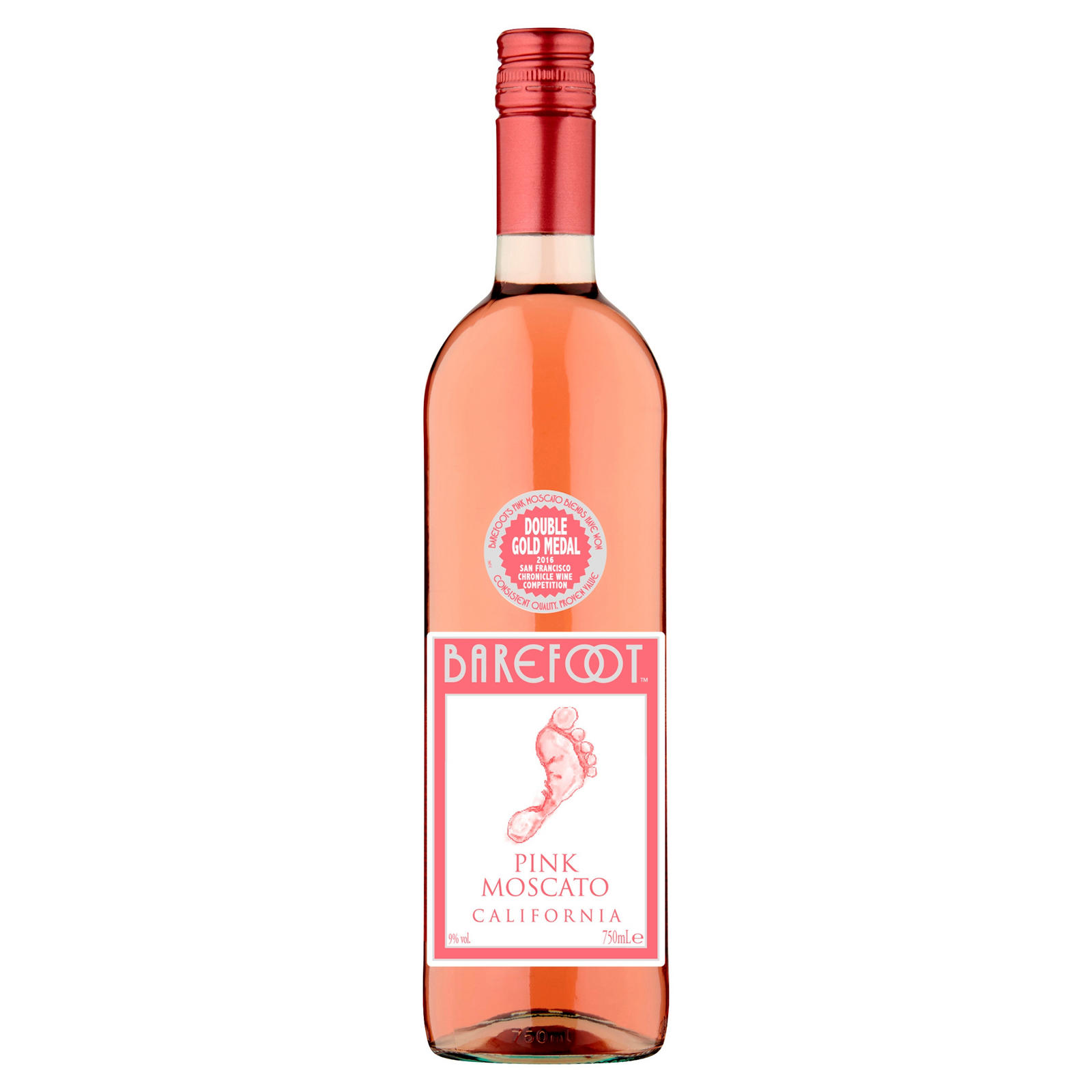 Barefoot Pink Moscato Rose Wine 750ml